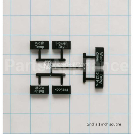 WD09X20233 GE Button And Graphics Asm