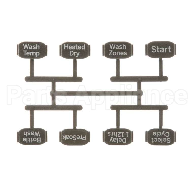WD09X20249 GE Button And Graphics Asm