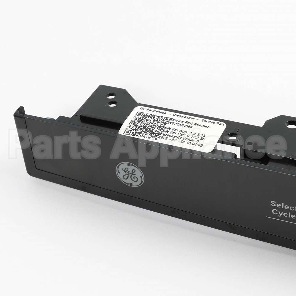 WD21X31086 GE Configured Top Ui Control With Cover