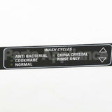 WD34X10998 GE Keypad.