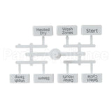 WD34X11833 GE Button And Graphics Asm