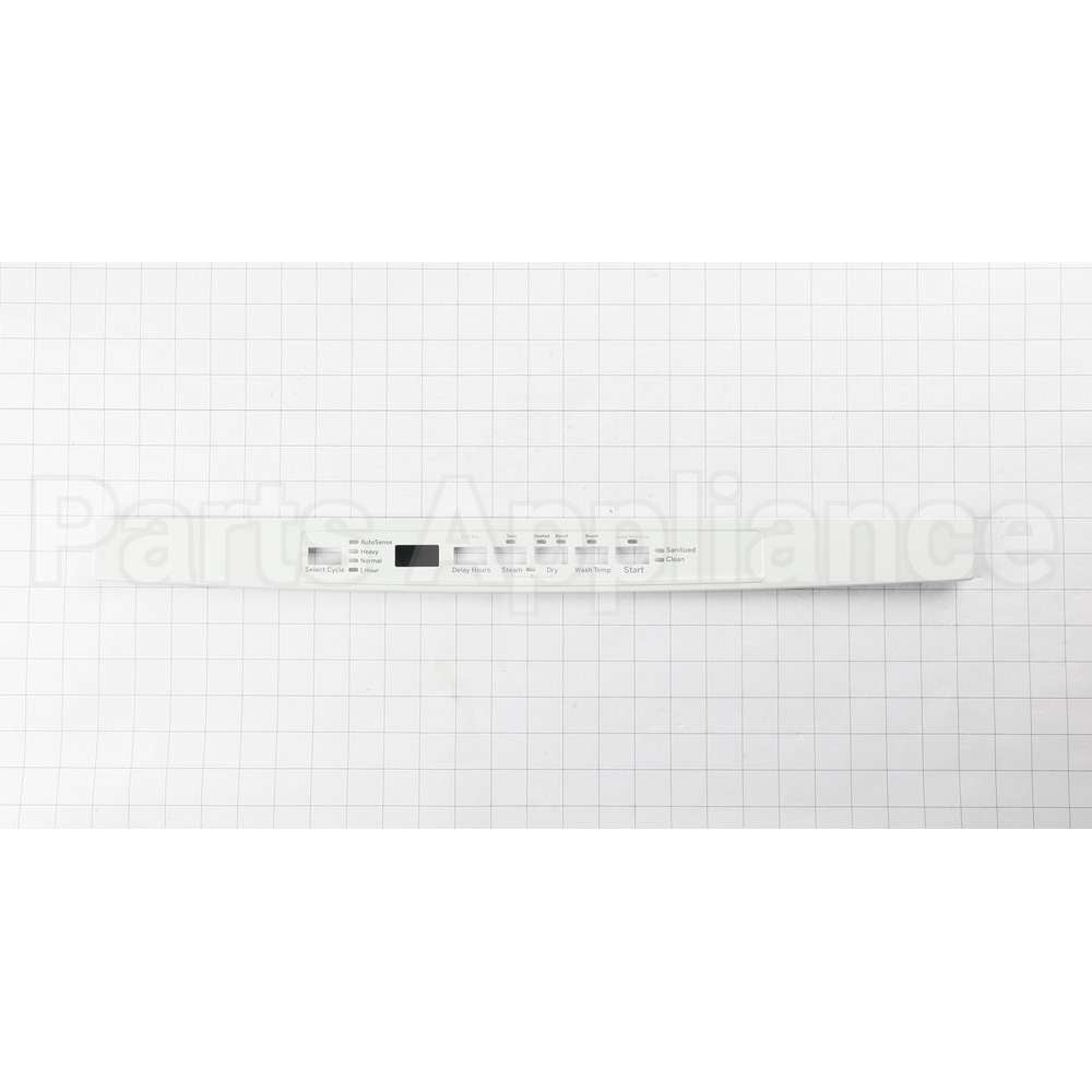 WD34X26481 GE White Console Cover And Graphic Asm