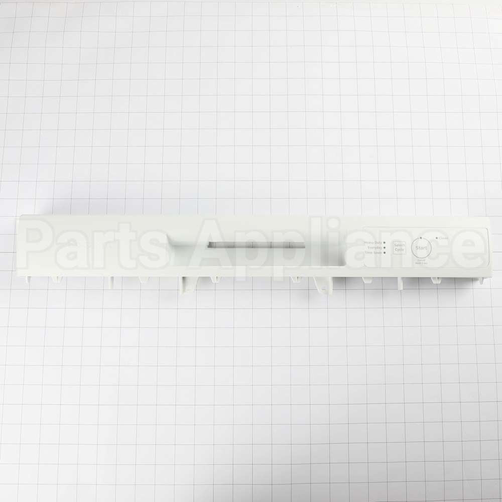 WD34X28030 GE White Control Panel Assembly