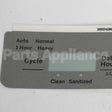 WD34X29863 GE Gray Control Panel Overlay