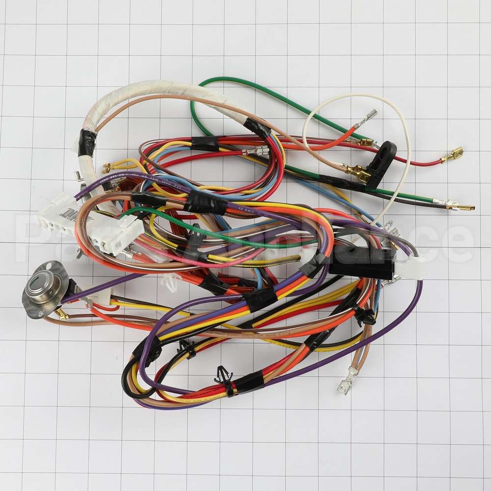 WE08X37098 GE Main Harness Electric Tl Dryer