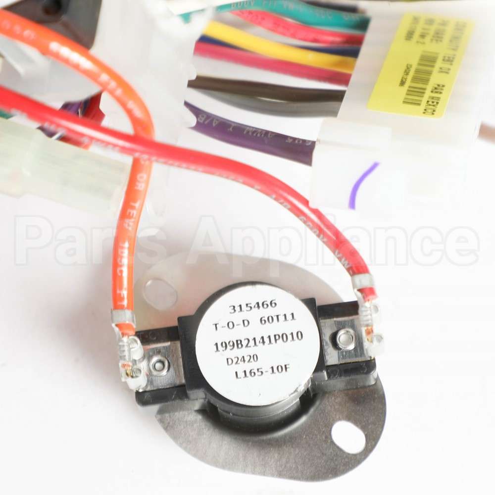 WE08X37198 GE Main Harness Electric Tl Dryer 70