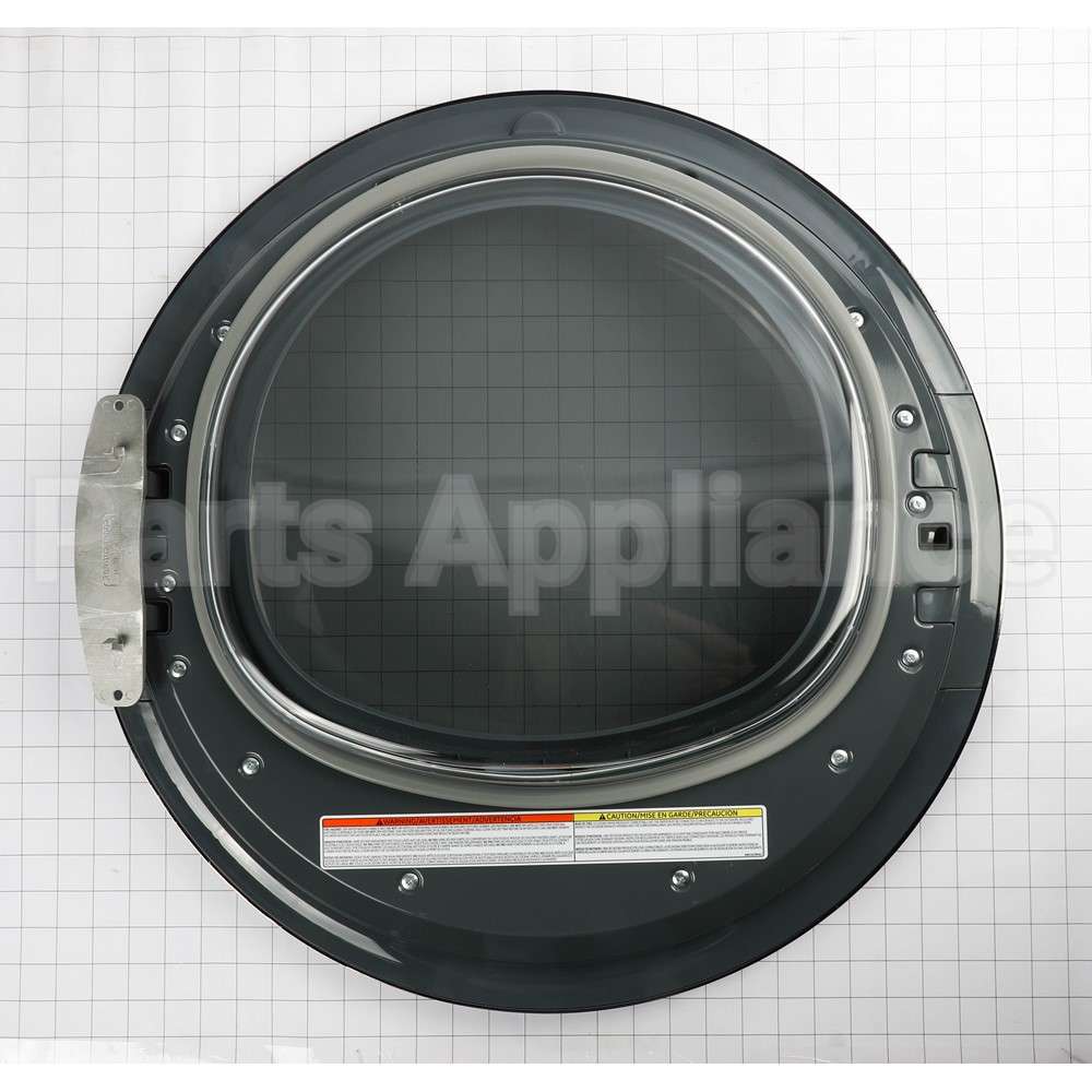 WE10X36401 GE Dryer Door Fl Dryer He Black Trim