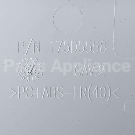 WE19M1563 GE Bkspl. Asm. & Graph. Ge