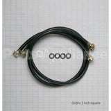 WH41X10207 GE 2 Pk Rubber Inlt Hose 4'