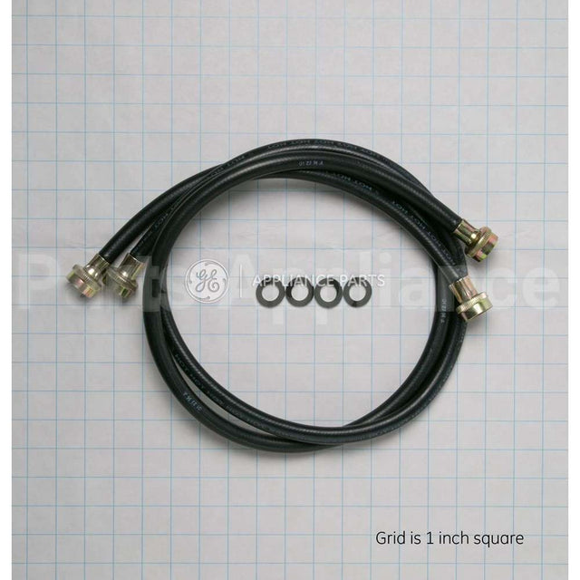 WH41X10207 GE 2 Pk Rubber Inlt Hose 4'