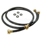 WH41X10207 GE 2 Pk Rubber Inlt Hose 4'
