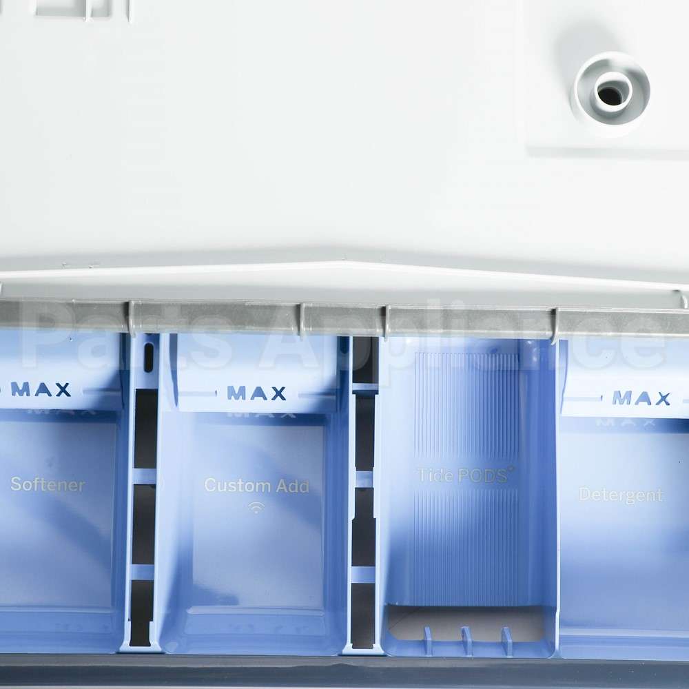 WH42X35001 GE Dispenser Box & Drawer He Profile Tl Washer Sapphire Blue