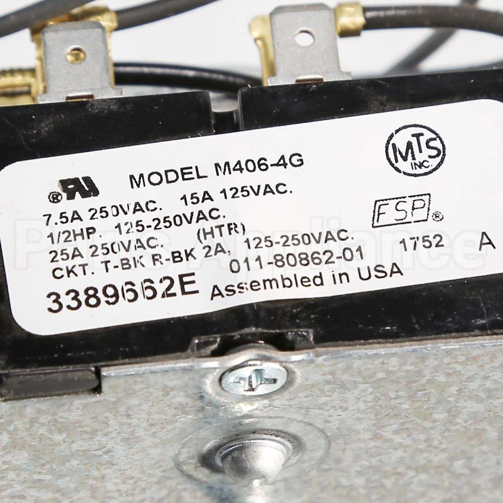 WP3389662 Whirlpool Timer