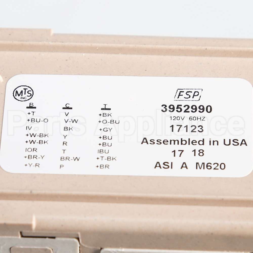 WP3952990 Whirlpool Timer