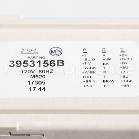 WP3953156 Whirlpool Timer