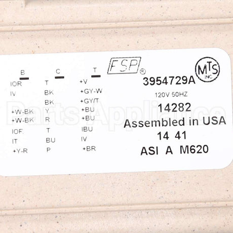 WP3954729 Whirlpool Timer