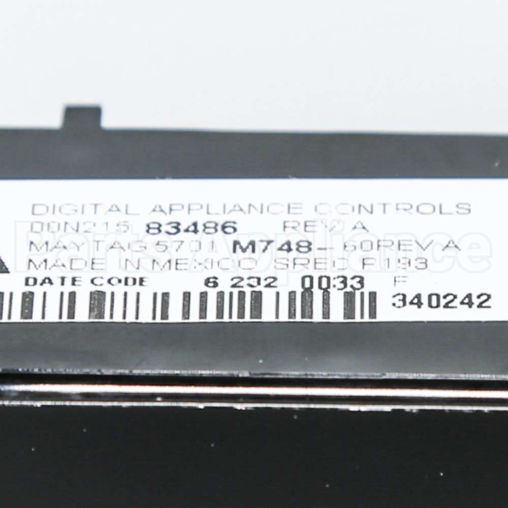 WP5701M748-60 Whirlpool Cntrl-Elec