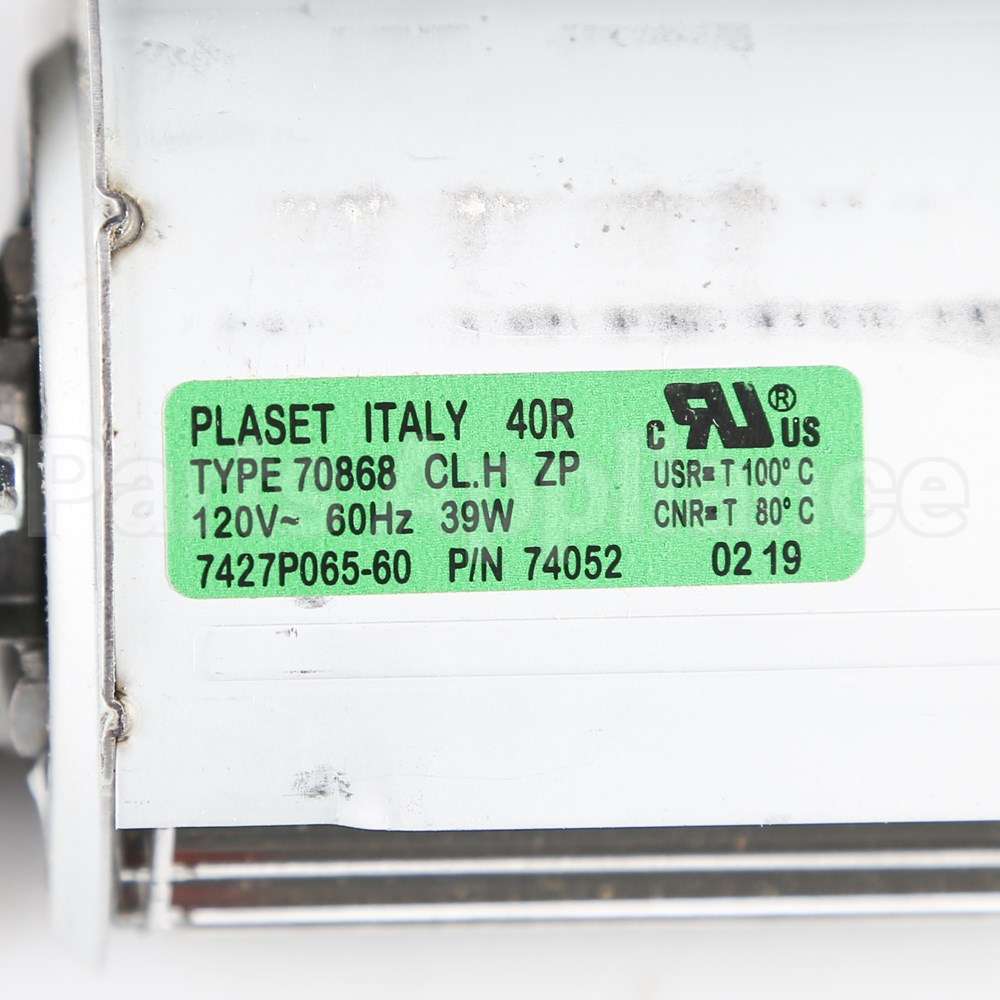 WP74008437 Whirlpool Fan- Tange