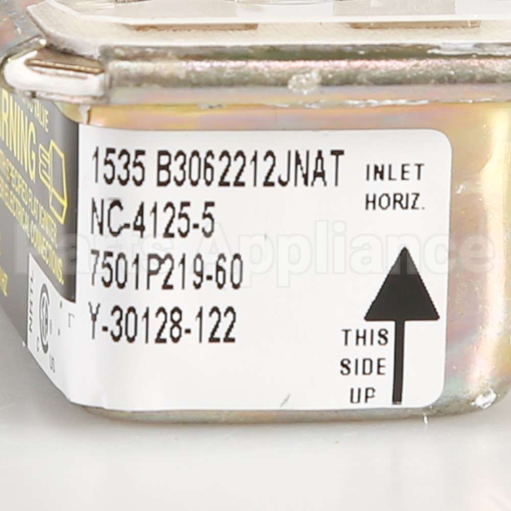 WP74009891 Whirlpool Valve- Saf