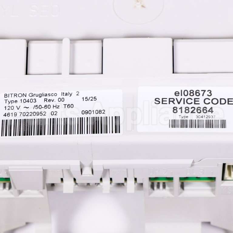 WP8182664 Whirlpool Cntrl-Elec