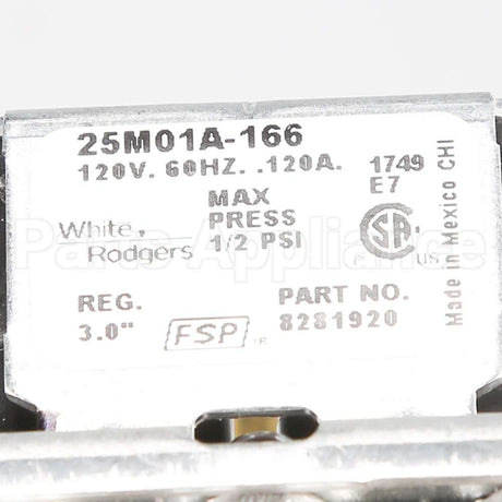 WP8318281 Whirlpool Valve-Gas