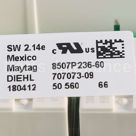 WP8507P236-60 Whirlpool Cntrl-Elec