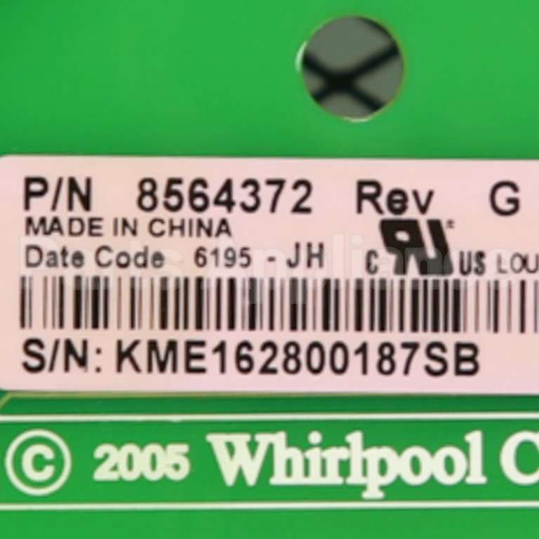 WP8564372 Whirlpool $35.00/Core