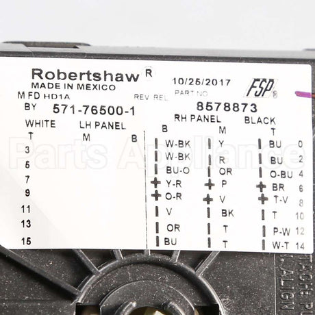 WP8578873 Whirlpool Timer