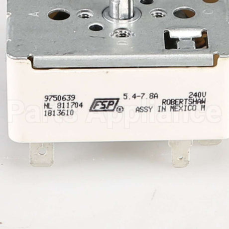 WP9750639 Whirlpool Switch-Inf