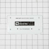 WPW10198450 Whirlpool Overlay
