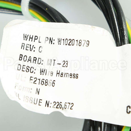 WPW10201879 Whirlpool Harns-Wire