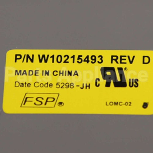 WPW10215493 Whirlpool Cntrl-Elec