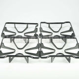 WPW10268483 Whirlpool Stove Oven Range 4 Piece Black Grate Kit
