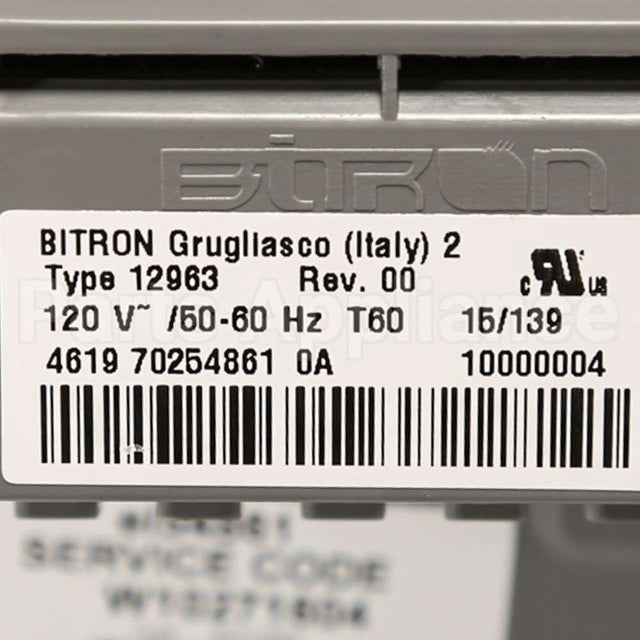 WPW10271604 Whirlpool Cntrl-Elec