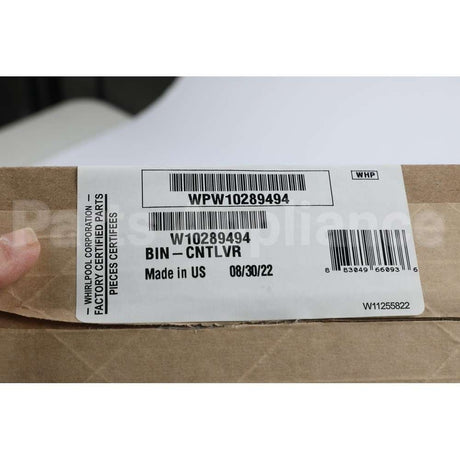 WPW10289494 Whirlpool Bin-Cntlvr