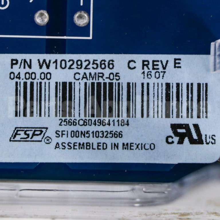 WPW10292566 Whirlpool Cntrl-Elec