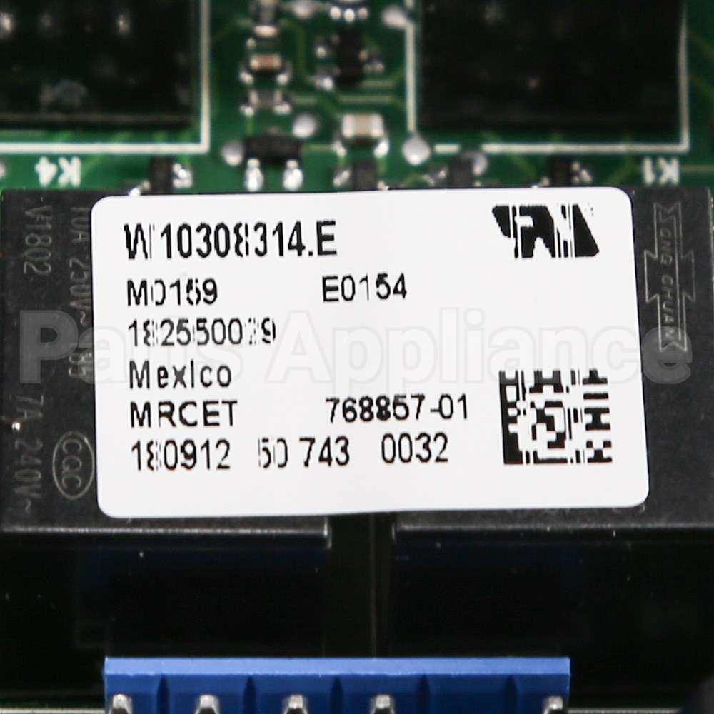 WPW10308314 Whirlpool Cntrl-Elec
