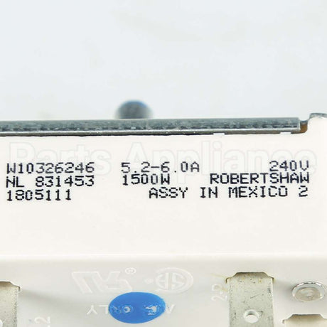 WPW10326246 Whirlpool Switch-Inf
