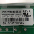 WPW10405827 Whirlpool Cntrl-Elec