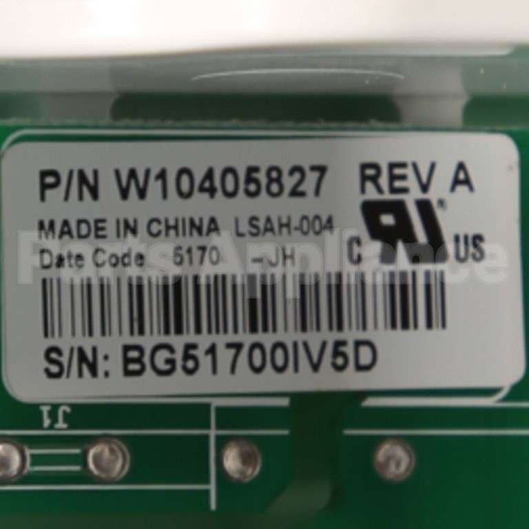 WPW10405827 Whirlpool Cntrl-Elec