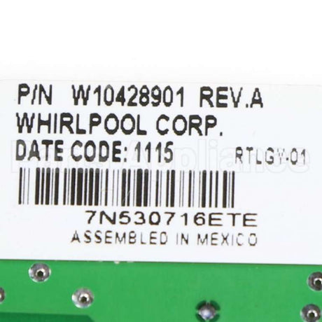 WPW10428901 Whirlpool Cntrl-Elec