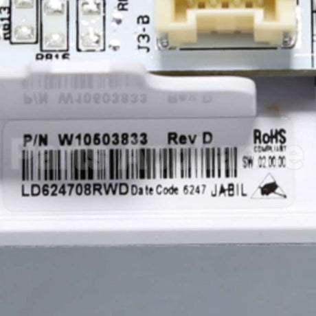 WPW10503833 Whirlpool Cntrl-Elec
