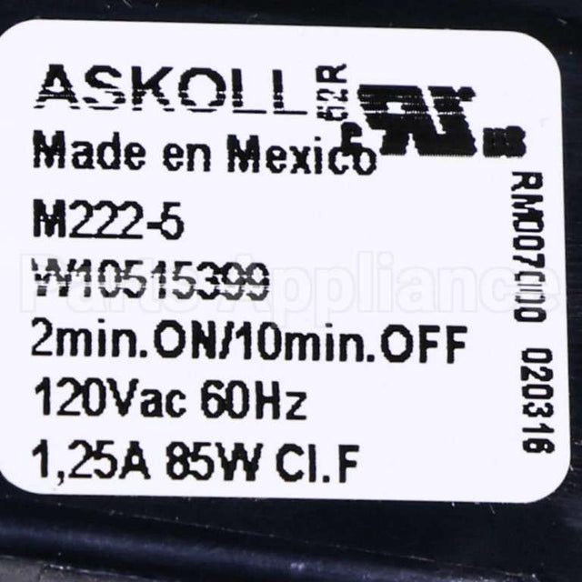 WPW10515399 Whirlpool Pump-Water