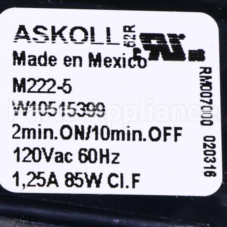 WPW10515399 Whirlpool Pump-Water