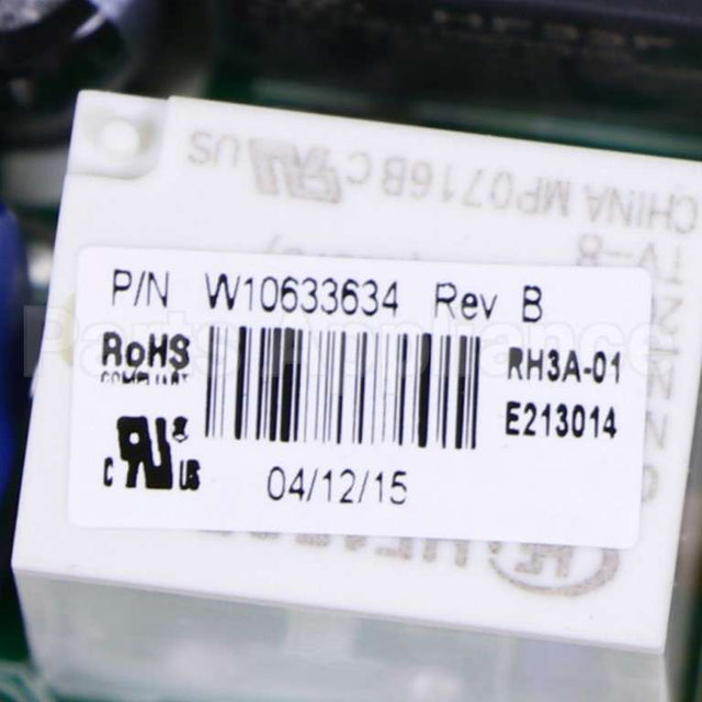 WPW10643378 Whirlpool Cntrl-Elec