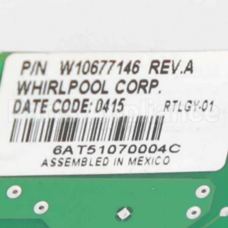 WPW10677146 Whirlpool Cntrl-Elec