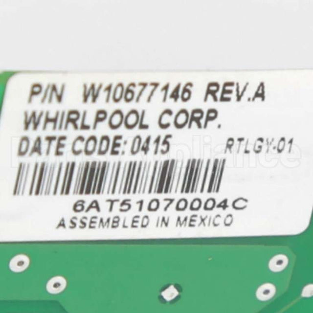 WPW10677146 Whirlpool Cntrl-Elec