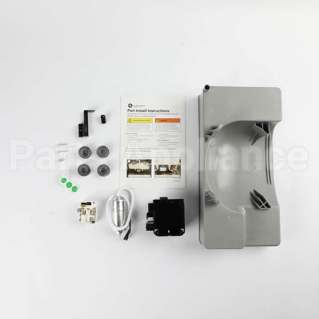 WR49X30819 GE Compressor Electricals & Drain Pan