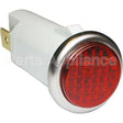 WS-51157 Compatible Star Signal Light 1/2" Red 250V