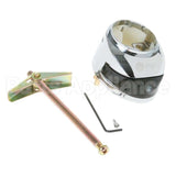 WS10X10045 GE Faucet Base Chrome